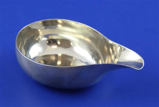 A George III silver pap boat, 2 oz.